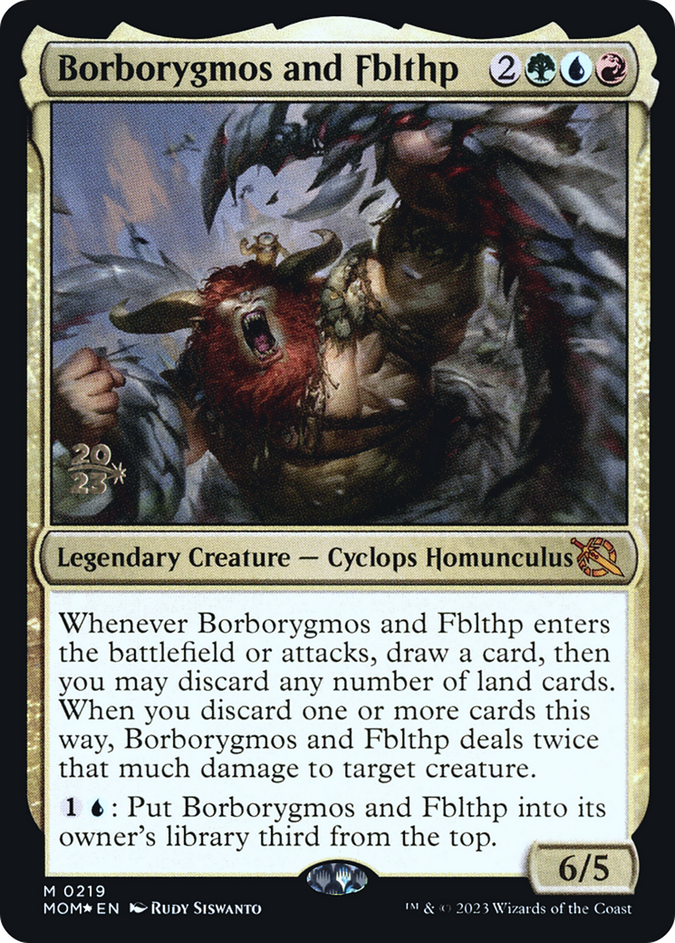 Borborygmos and Fblthp [March of the Machine Prerelease Promos] | L.A. Mood Comics and Games