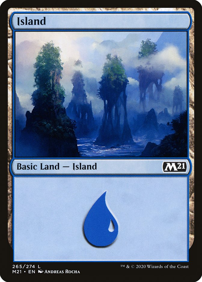 Island (265) [Core Set 2021] | L.A. Mood Comics and Games
