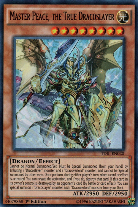 Master Peace, the True Dracoslayer [TDIL-EN020] Ultra Rare | L.A. Mood Comics and Games