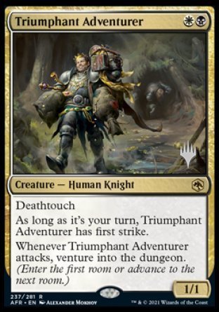 Triumphant Adventurer (Promo Pack) [Dungeons & Dragons: Adventures in the Forgotten Realms Promos] | L.A. Mood Comics and Games