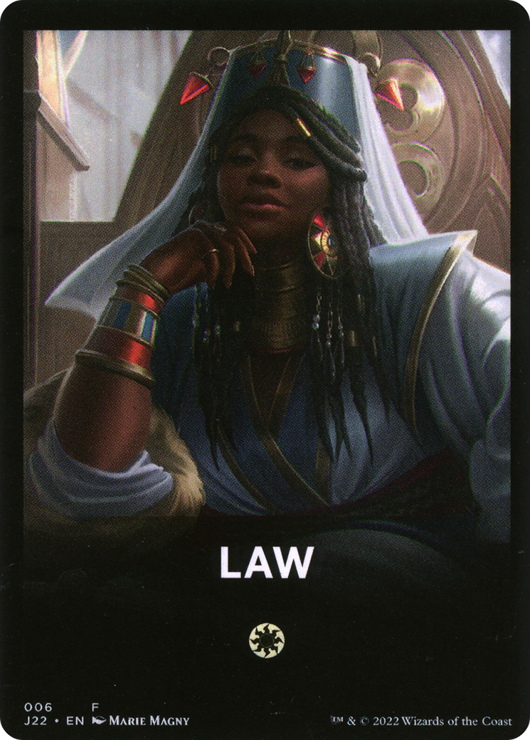 Law Theme Card [Jumpstart 2022 Front Cards] | L.A. Mood Comics and Games