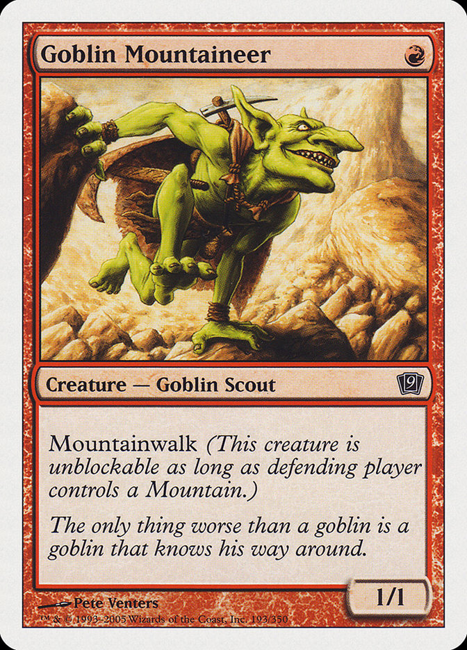 Goblin Mountaineer [Ninth Edition] | L.A. Mood Comics and Games