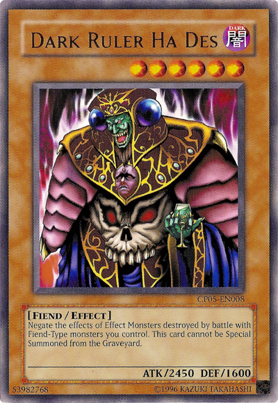 Dark Ruler Ha Des [CP05-EN008] Rare | L.A. Mood Comics and Games