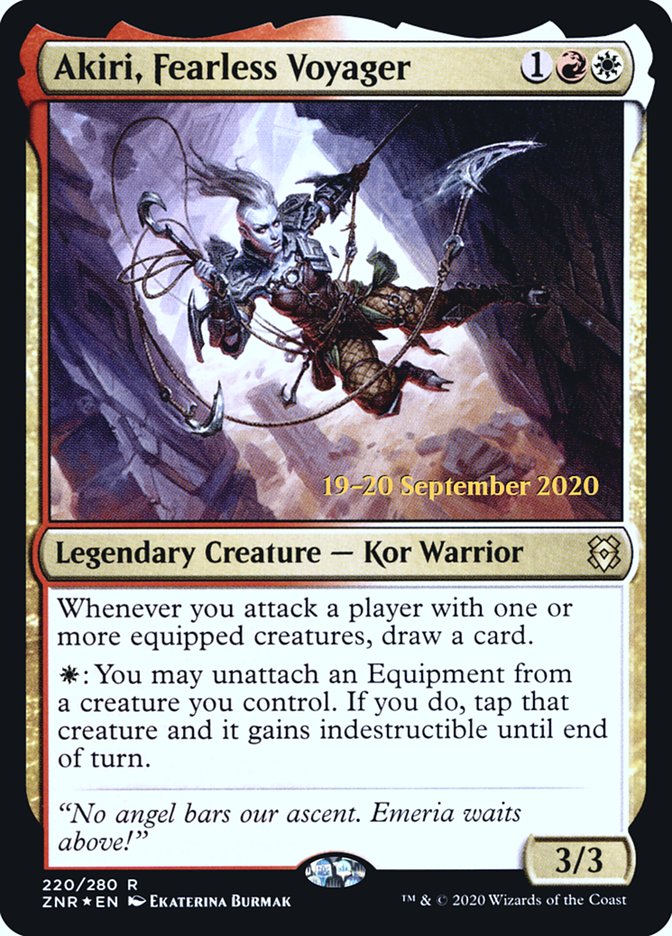 Akiri, Fearless Voyager [Zendikar Rising Prerelease Promos] | L.A. Mood Comics and Games