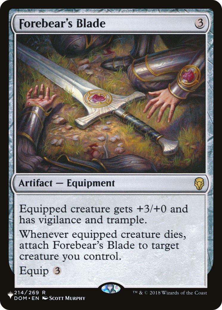 Forebear's Blade [The List] | L.A. Mood Comics and Games
