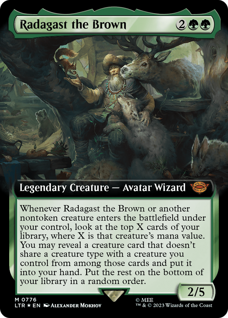 Radagast the Brown (Extended Art) (Surge Foil) [The Lord of the Rings: Tales of Middle-Earth] | L.A. Mood Comics and Games
