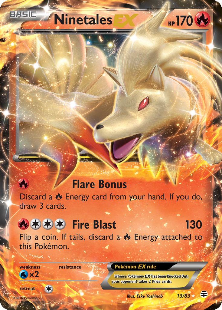 Ninetales EX (13/83) [XY: Generations] | L.A. Mood Comics and Games