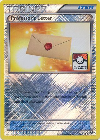 Professor's Letter (123/146) (League Promo) [XY: Base Set] | L.A. Mood Comics and Games