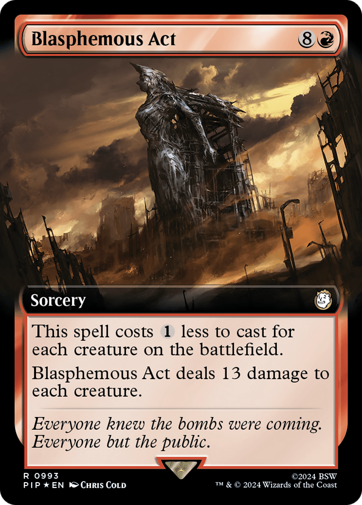 Blasphemous Act (Extended Art) (Surge Foil) [Fallout] | L.A. Mood Comics and Games