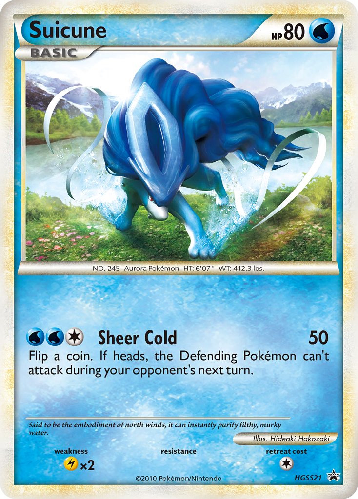 Suicune (HGSS21) [HeartGold & SoulSilver: Black Star Promos] | L.A. Mood Comics and Games