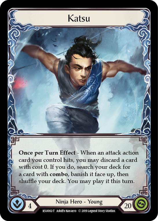 Katsu [KSU002-T] (Katsu Hero Deck)  1st Edition Normal | L.A. Mood Comics and Games