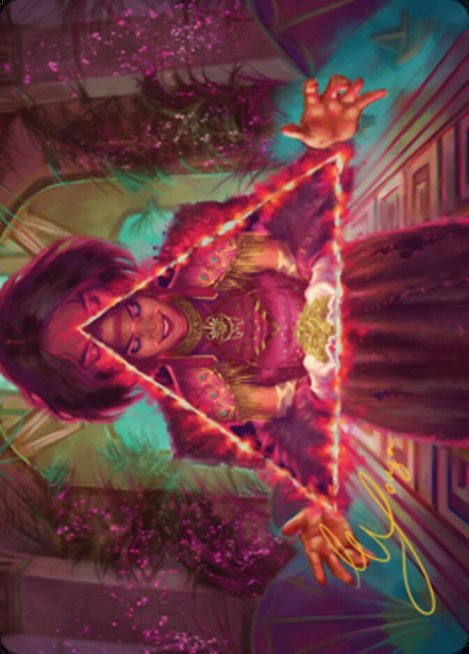 Seize the Spotlight Art Card (Gold-Stamped Signature) [Streets of New Capenna Art Series] | L.A. Mood Comics and Games