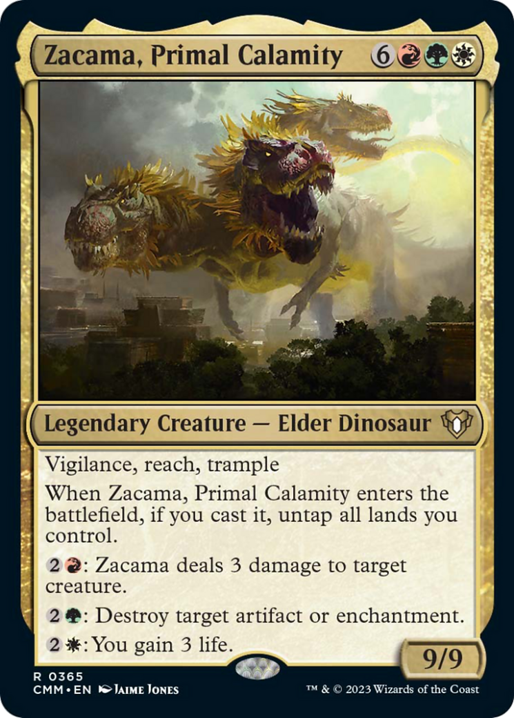 Zacama, Primal Calamity [Commander Masters] | L.A. Mood Comics and Games