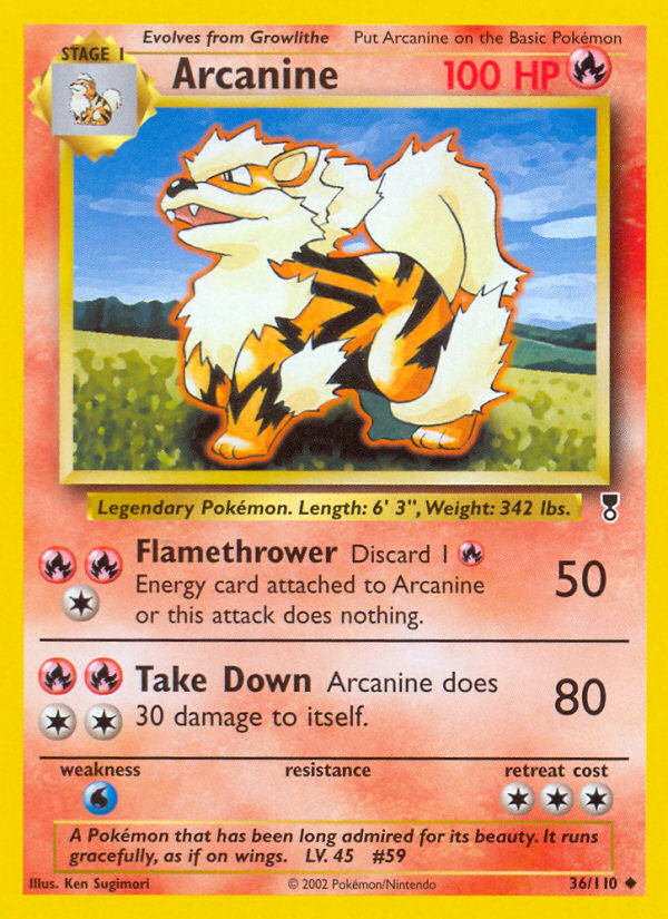 Arcanine (36/110) [Legendary Collection] | L.A. Mood Comics and Games