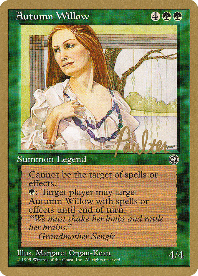 Autumn Willow (Preston Poulter) [Pro Tour Collector Set] | L.A. Mood Comics and Games