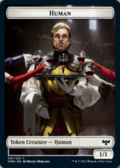 Human (001) // Spirit Cleric Double-Sided Token [Innistrad: Crimson Vow Tokens] | L.A. Mood Comics and Games