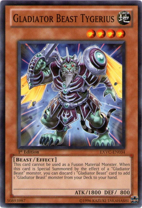 Gladiator Beast Tygerius [EXVC-EN034] Common | L.A. Mood Comics and Games