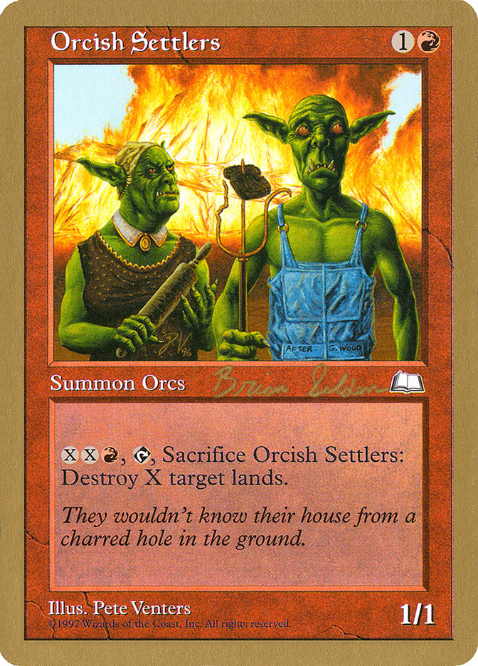 Orcish Settlers (Brian Selden) [World Championship Decks 1998] | L.A. Mood Comics and Games
