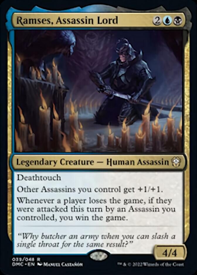 Ramses, Assassin Lord [Dominaria United Commander] | L.A. Mood Comics and Games