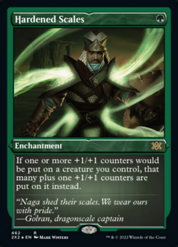 Hardened Scales (Foil Etched) [Double Masters 2022] | L.A. Mood Comics and Games
