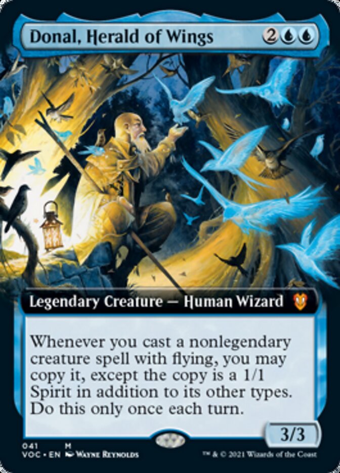 Donal, Herald of Wings (Extended Art) [Innistrad: Crimson Vow Commander] | L.A. Mood Comics and Games