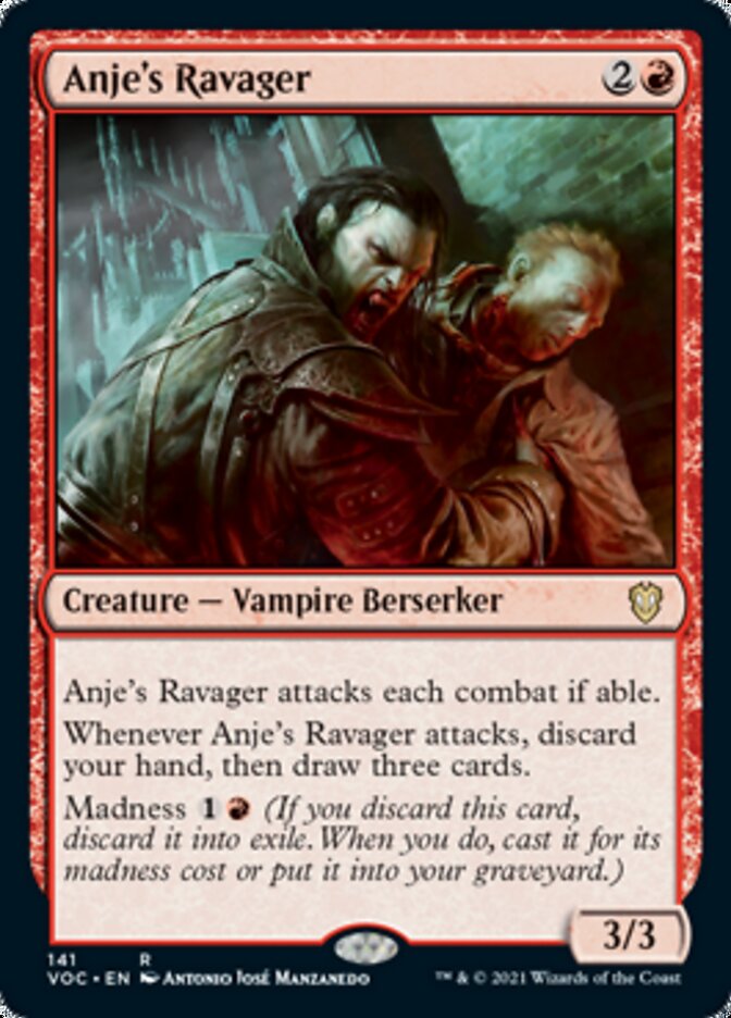 Anje's Ravager [Innistrad: Crimson Vow Commander] | L.A. Mood Comics and Games