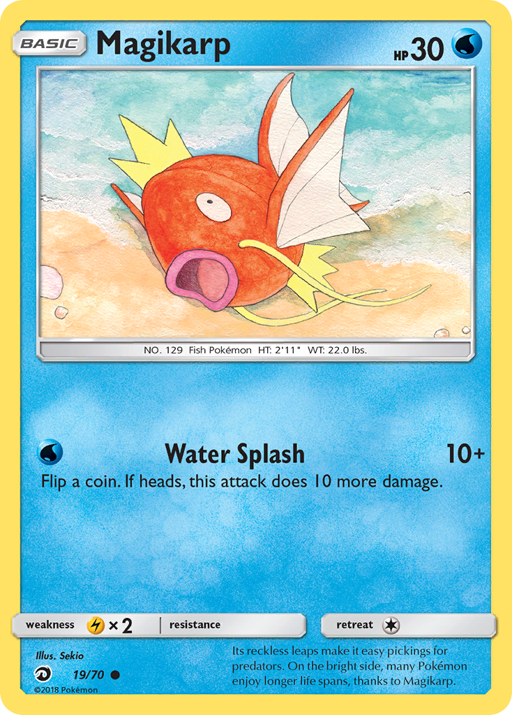 Magikarp (19/70) [Sun & Moon: Dragon Majesty] | L.A. Mood Comics and Games