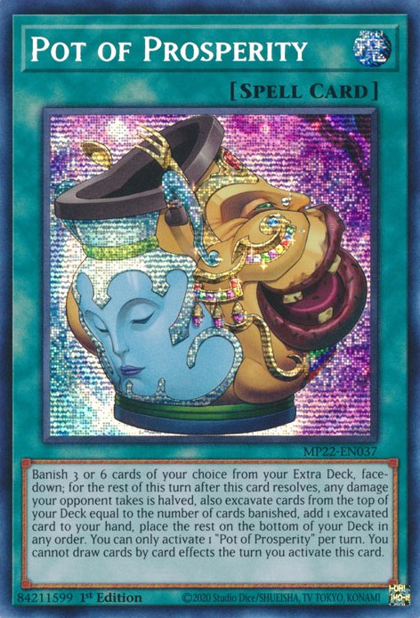 Pot of Prosperity [MP22-EN037] Prismatic Secret Rare | L.A. Mood Comics and Games