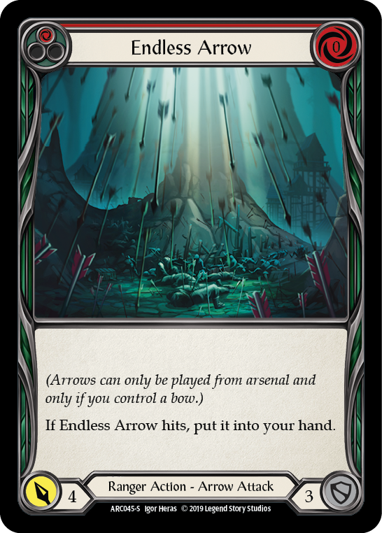 Endless Arrow [ARC045-S] (Arcane Rising)  1st Edition Rainbow Foil | L.A. Mood Comics and Games