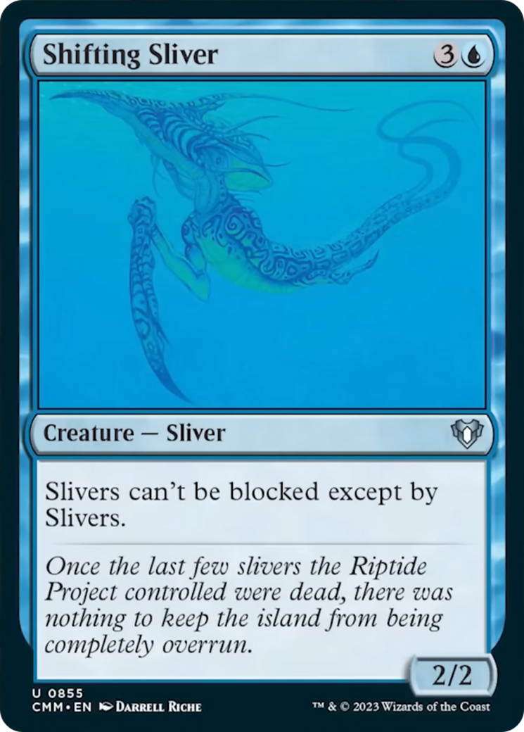 Shifting Sliver [Commander Masters] | L.A. Mood Comics and Games