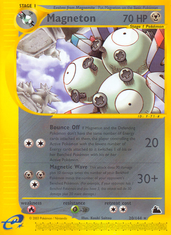 Magneton (20/144) [Skyridge] | L.A. Mood Comics and Games