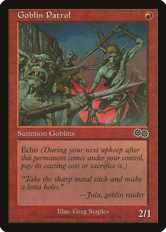 Goblin Patrol [Urza's Saga] | L.A. Mood Comics and Games