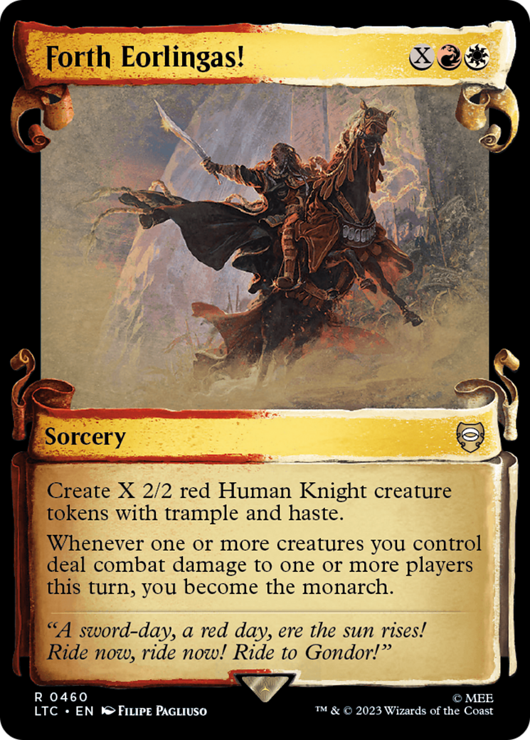 Forth Eorlingas! [The Lord of the Rings: Tales of Middle-Earth Commander Showcase Scrolls] | L.A. Mood Comics and Games