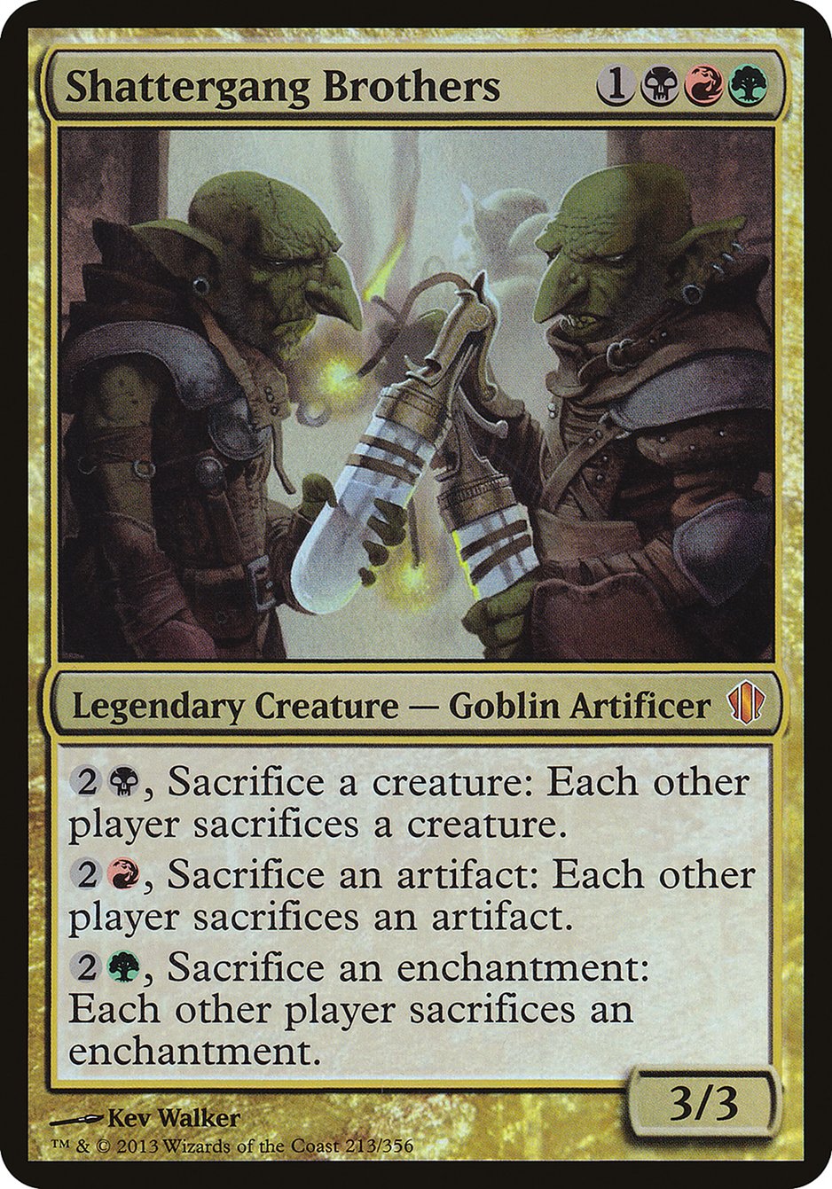 Shattergang Brothers (Oversized) [Commander 2013 Oversized] | L.A. Mood Comics and Games
