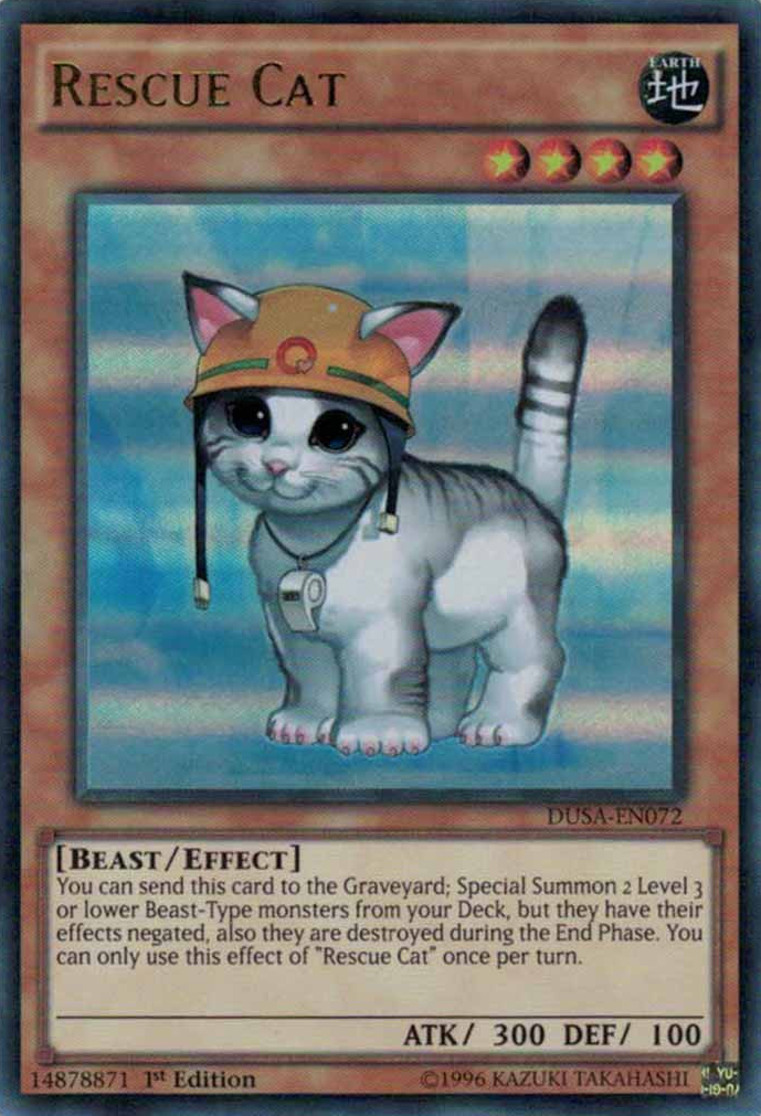 Rescue Cat [DUSA-EN072] Ultra Rare | L.A. Mood Comics and Games