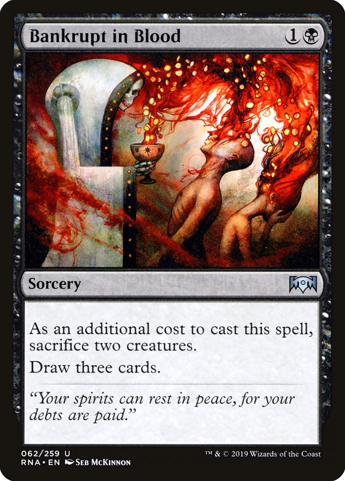 Bankrupt in Blood [Ravnica Allegiance] | L.A. Mood Comics and Games