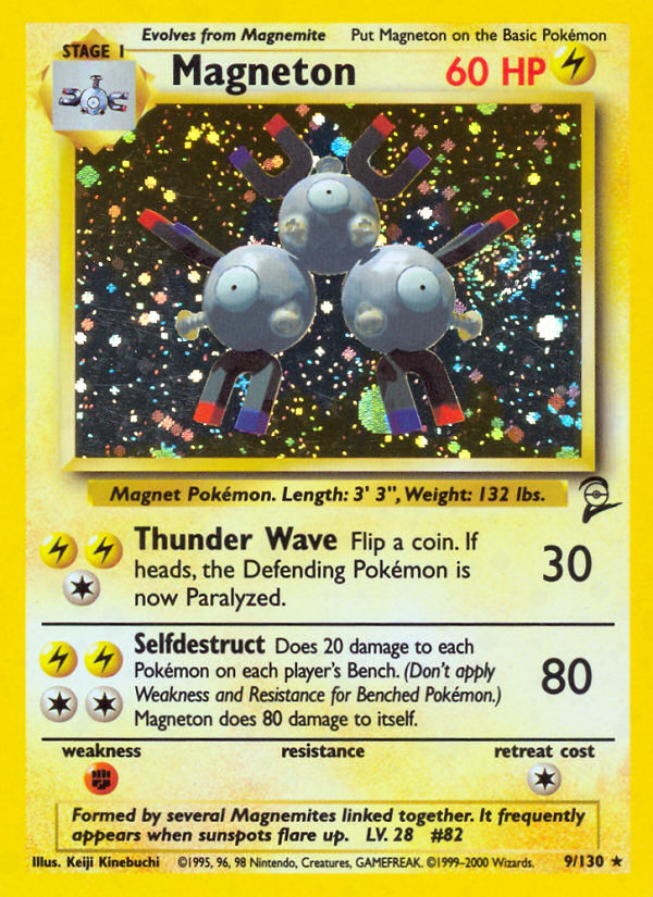 Magneton (9/130) [Base Set 2] | L.A. Mood Comics and Games
