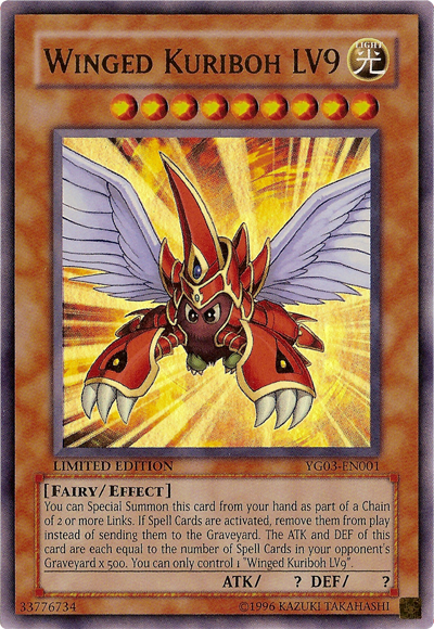 Winged Kuriboh LV9 [YG03-EN001] Ultra Rare | L.A. Mood Comics and Games