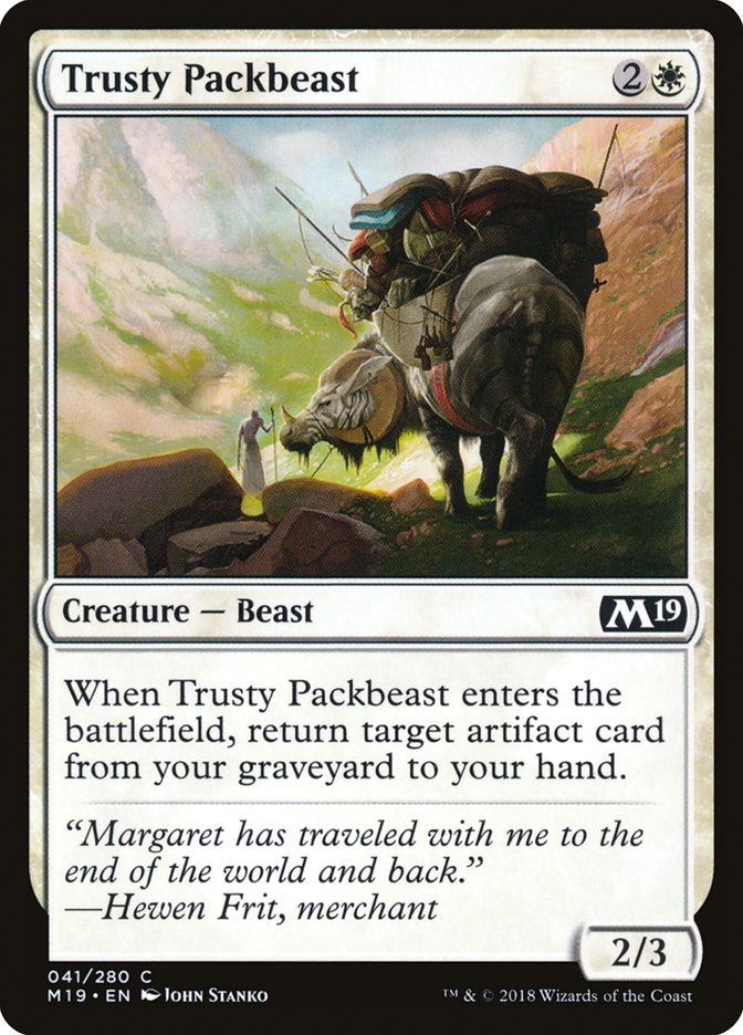 Trusty Packbeast [Core Set 2019] | L.A. Mood Comics and Games