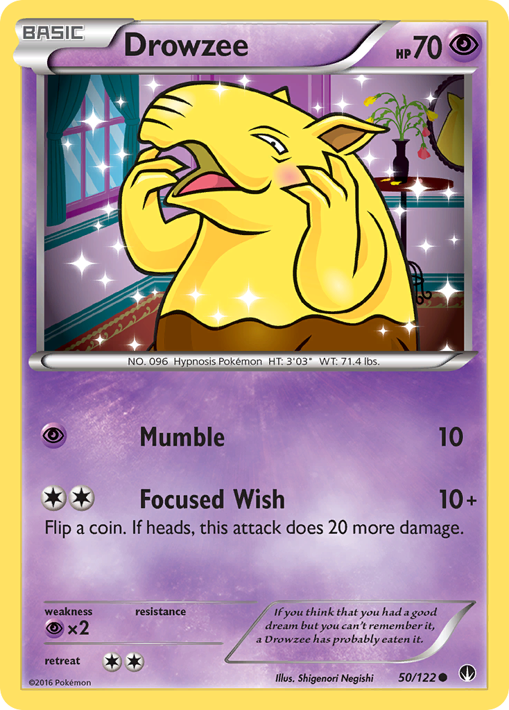 Drowzee (50/122) [XY: BREAKpoint] | L.A. Mood Comics and Games