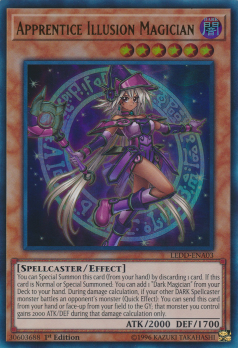 Apprentice Illusion Magician [LEDD-ENA03] Ultra Rare | L.A. Mood Comics and Games