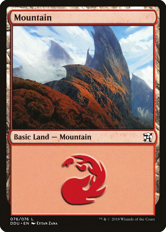 Mountain (76) [Duel Decks: Elves vs. Inventors] | L.A. Mood Comics and Games