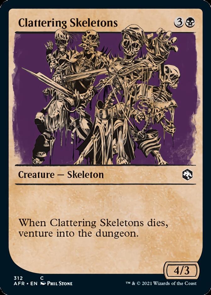 Clattering Skeletons (Showcase) [Dungeons & Dragons: Adventures in the Forgotten Realms] | L.A. Mood Comics and Games