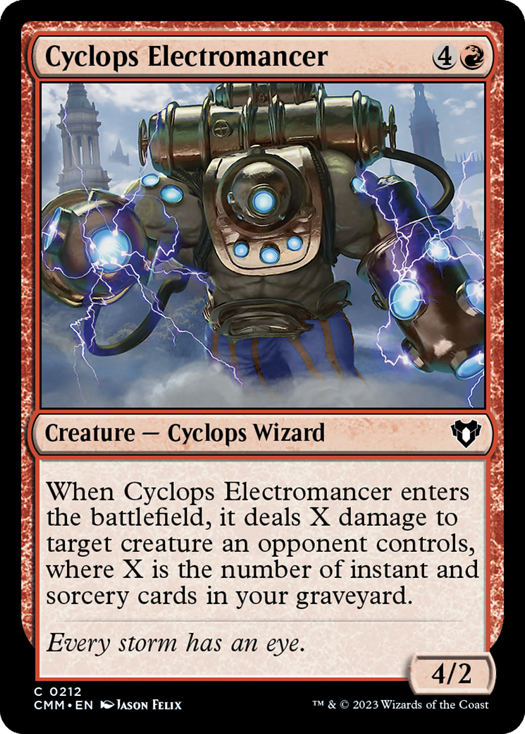 Cyclops Electromancer [Commander Masters] | L.A. Mood Comics and Games