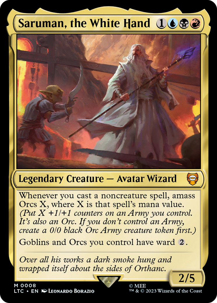 Saruman, the White Hand [The Lord of the Rings: Tales of Middle-Earth Commander] | L.A. Mood Comics and Games