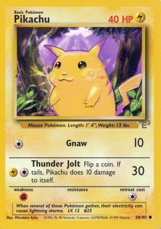 Pikachu (58/102) (E3 Stamped Promo) [Miscellaneous Cards] | L.A. Mood Comics and Games