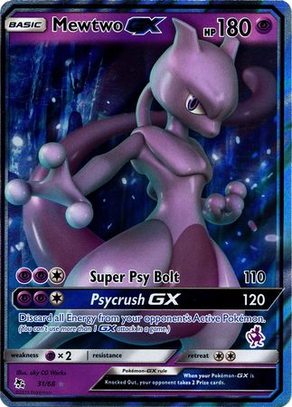 Mewtwo GX (31/68) (Mewtwo Deck) [Battle Academy 2020] | L.A. Mood Comics and Games