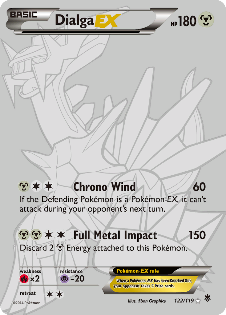 Dialga EX (122/119) [XY: Phantom Forces] | L.A. Mood Comics and Games