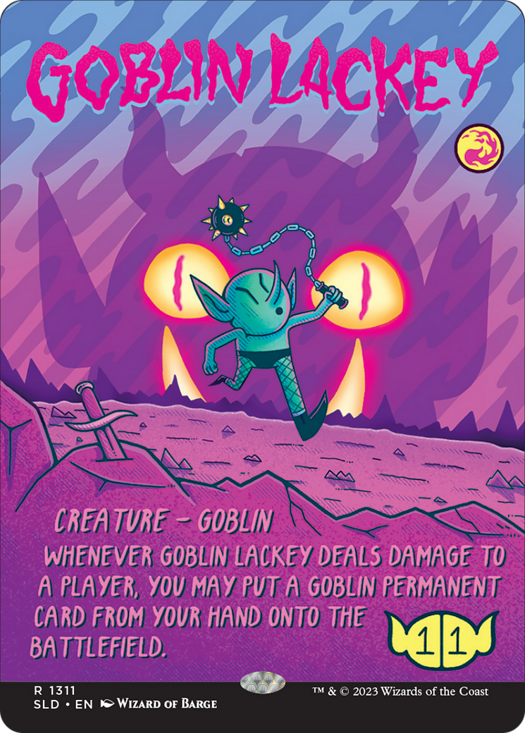 Goblin Lackey (1311) (Rainbow Foil) [Secret Lair Drop Series] | L.A. Mood Comics and Games