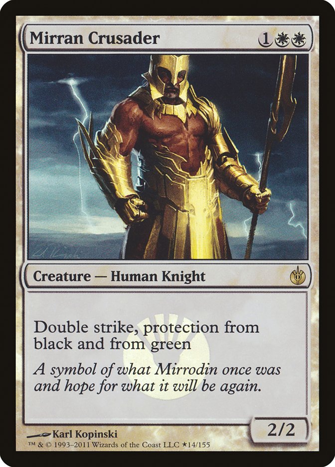 Mirran Crusader (Buy-A-Box) [Mirrodin Besieged Promos] | L.A. Mood Comics and Games